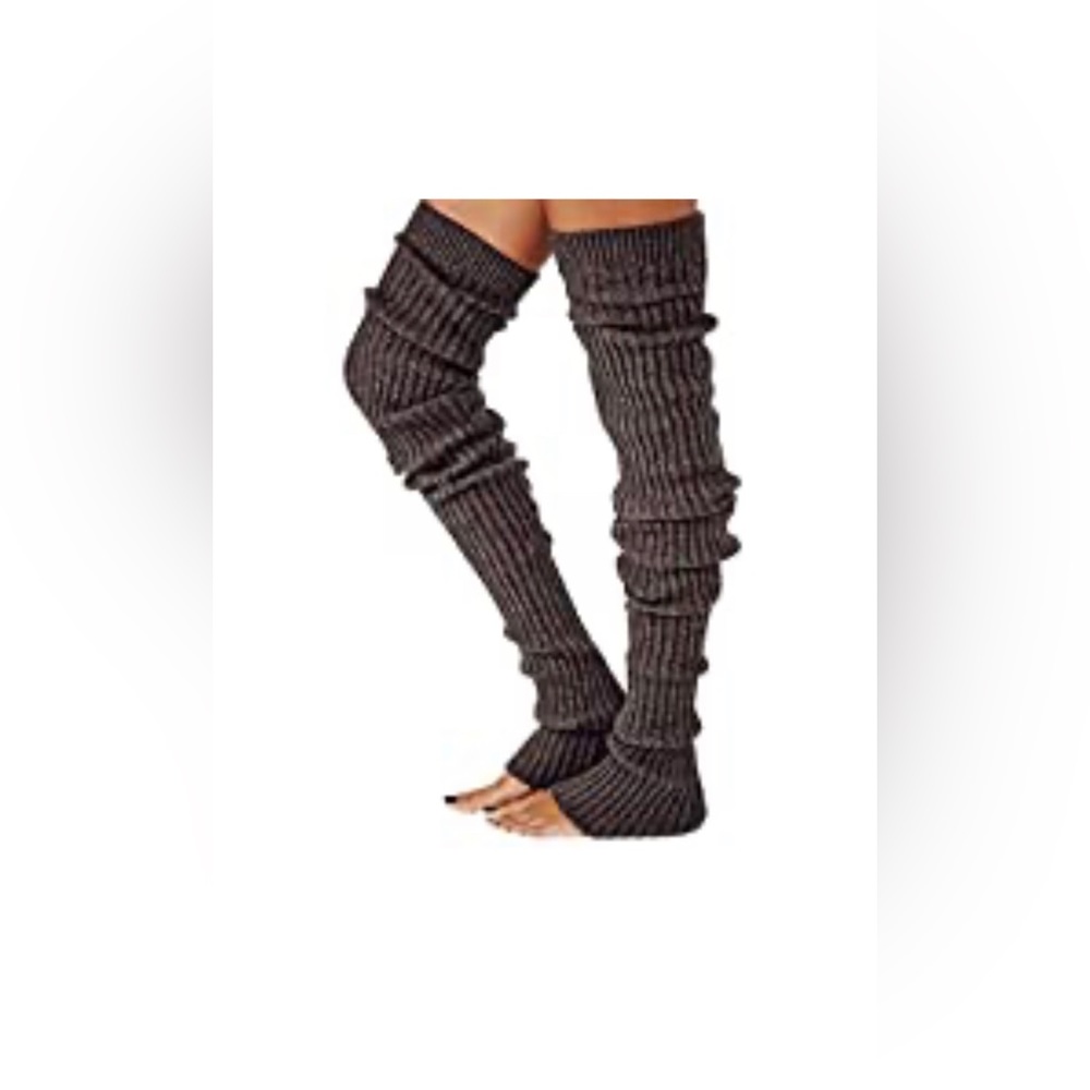 🆕 Over-the-knee Slouchy Leg Warmers (Coffee Brown)
